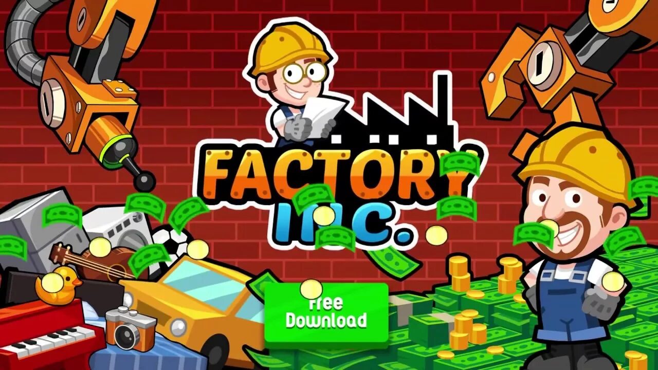 Игра фабрика денег. Factory Inc. Фабрика игр. Factory Inc гараж. Factory на андроид.