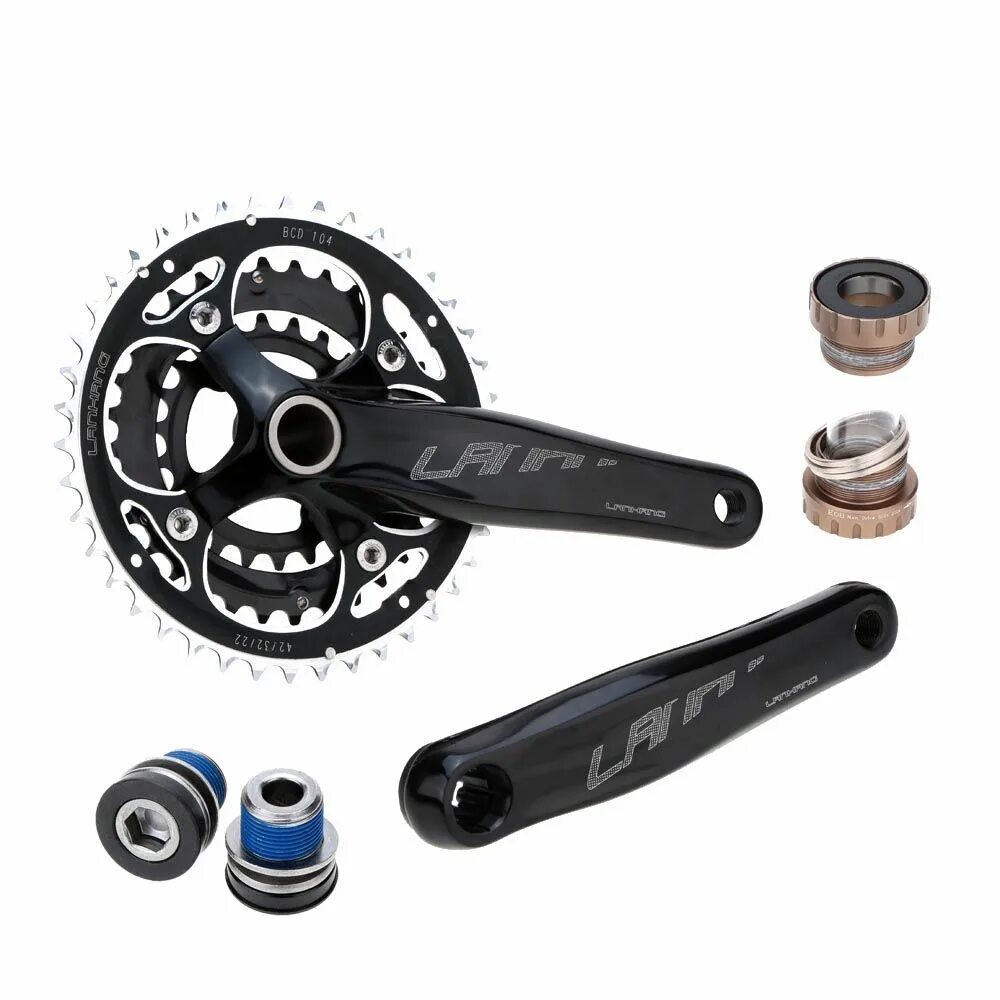 Bike parts. Litepro гайка для шатуна велосипеда.