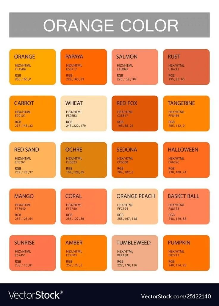 Orange rgb. Оранжевый цвет таблица. оранжевый цвет rgb. оранжевый цвет hex. оттенки оранжевого rgb.