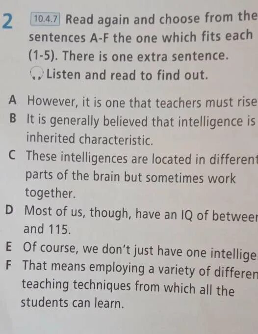 Six sentences have been Removed from the Review choose from sentences a-g the one which Fits each. Which sentence. Five sentences have been Removed from the article choose from the sentences a -h the one which fills each gap(1-5). Read again and complete the sentences 1-4.