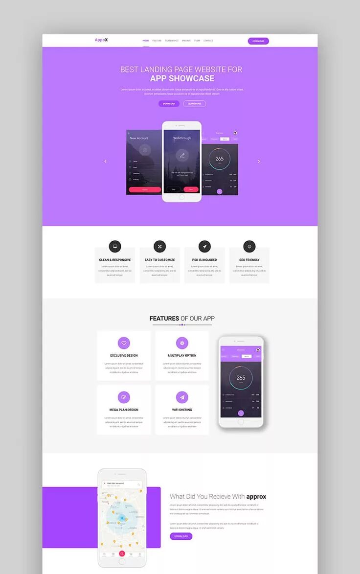 App page. Лендинг приложения. лендинги для мобильных приложений. landing page examples 2025. landing mobile fit app.
