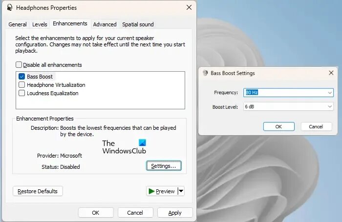 Fb me boost settings