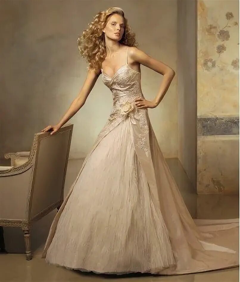 Как выглядит цвет шампанского La Sposa Used Wedding Dress Save 45% Stillwhite