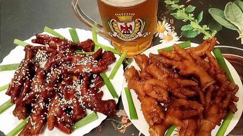 Куриные лапки по корейски