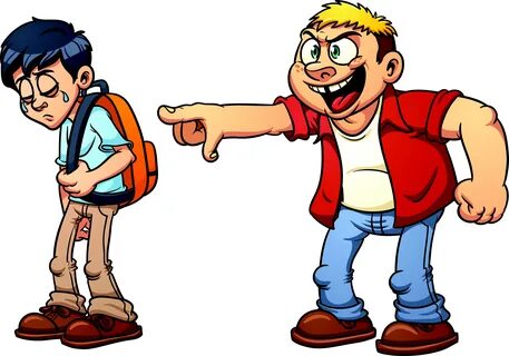İllustration of Cartoon Bullying image.