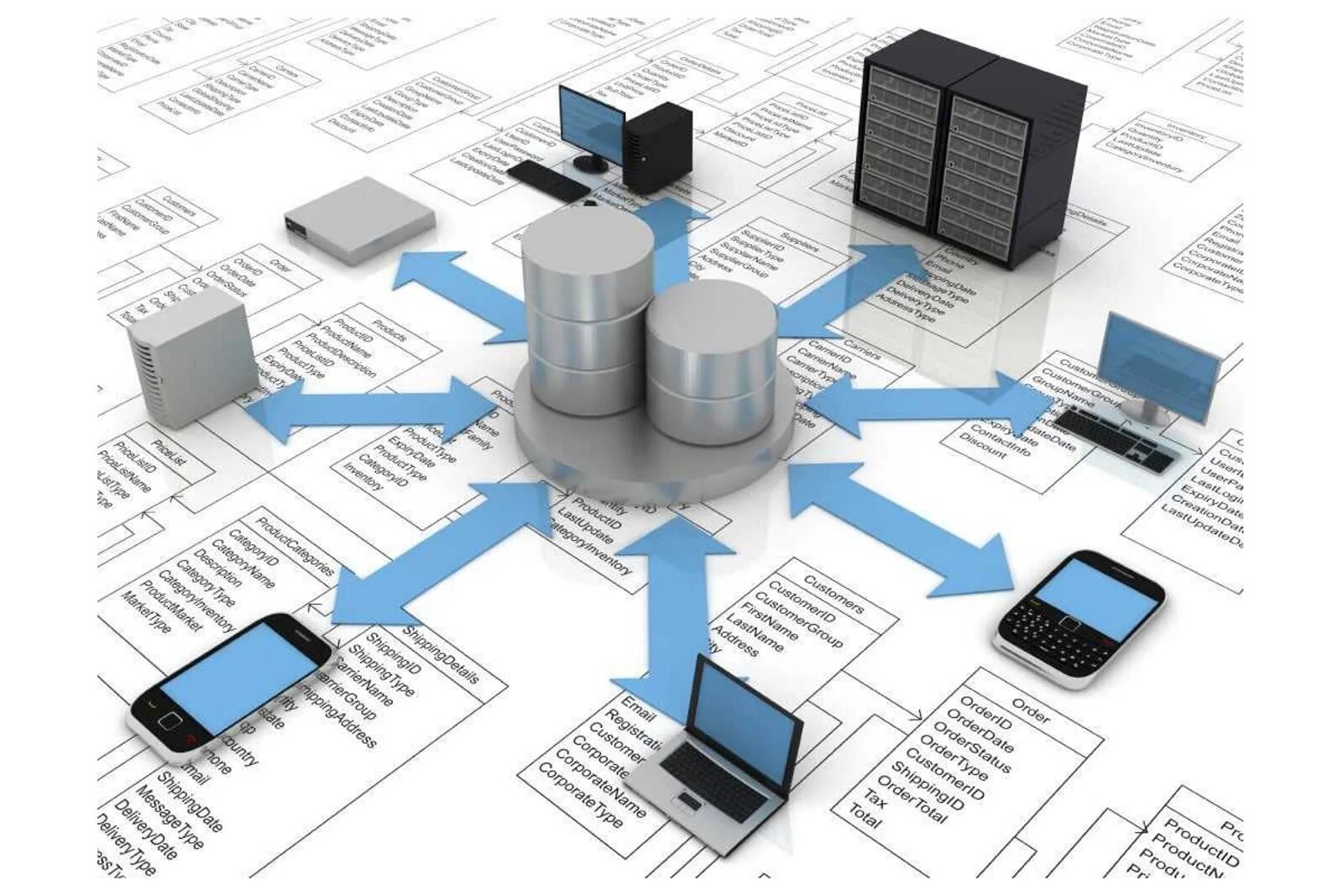 Транзит данных. Базы данных. Разработка баз данных. База данных иллюстрация. Проектирование интеграции базы данных.