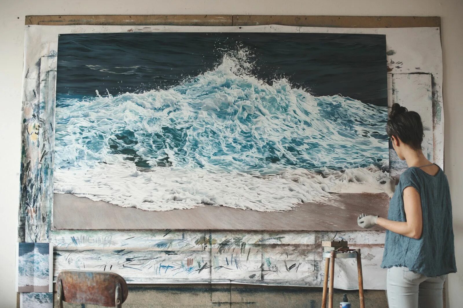 Как называются художники рисующие море. Зария Форман. Зария Форман художница. Зария Форман море. Зария Форман пастель.