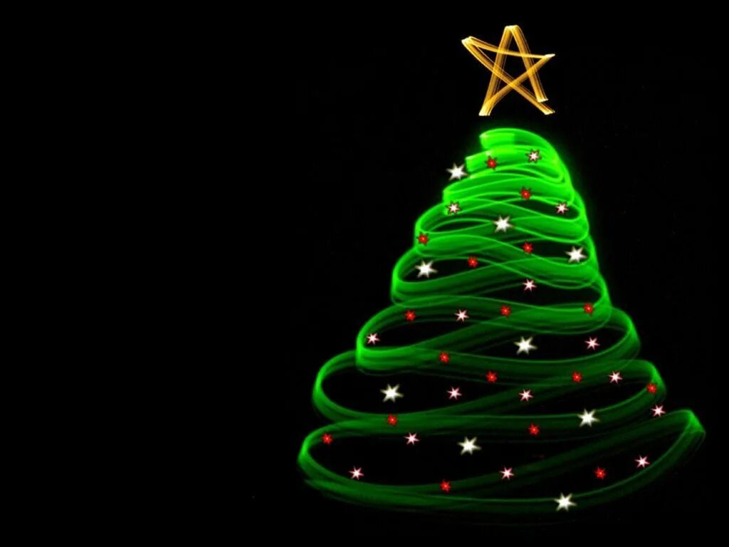 Green christmas tree