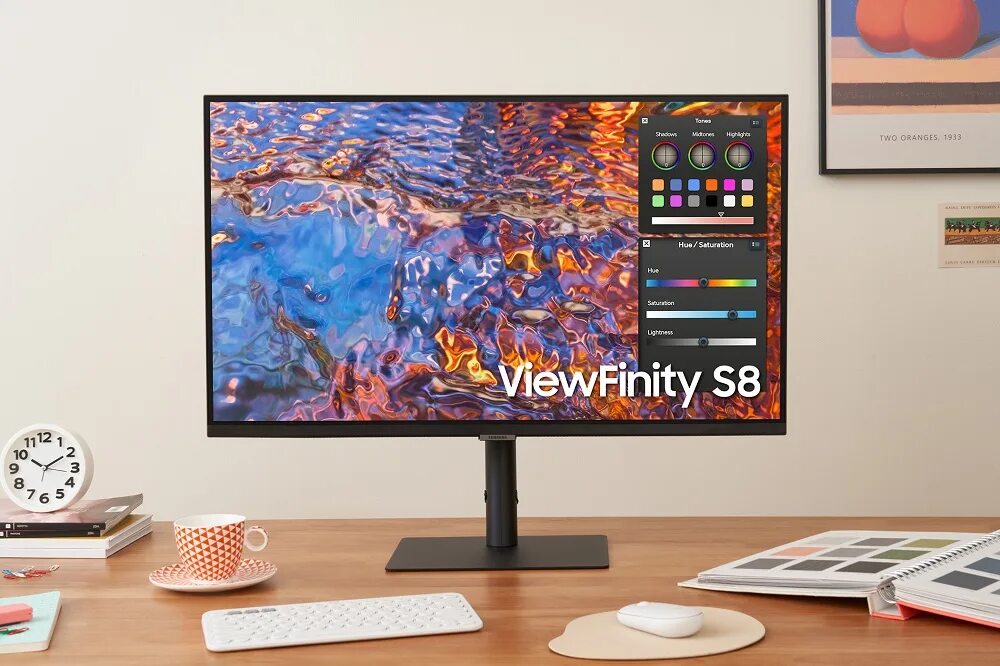 Samsung viewfinity s8. Samsung 8k монитор. 27 Дюймов монитор в см. Монитор с тремя дисплеями.