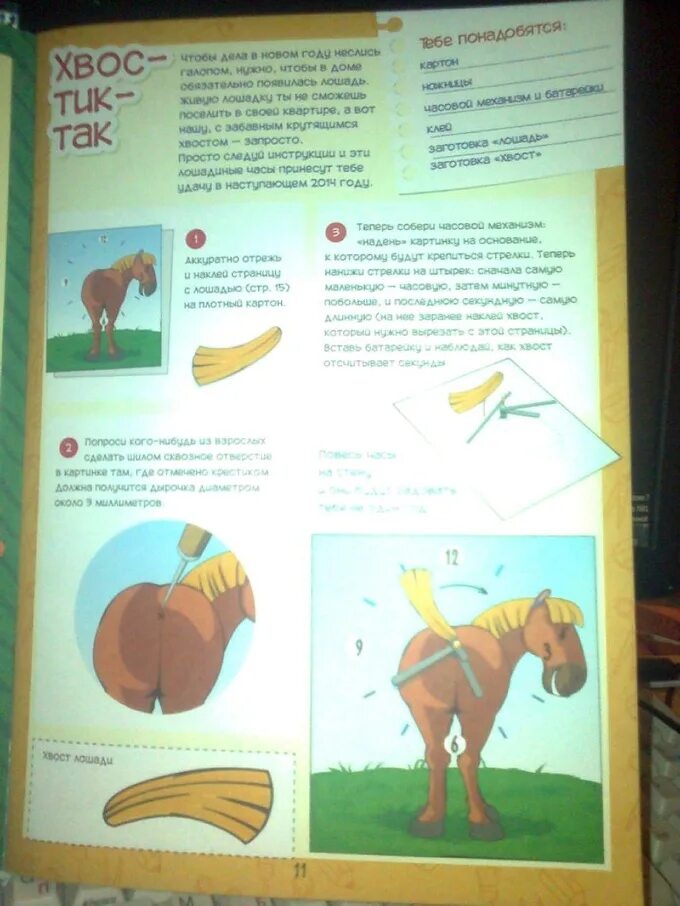 Инструкция попросила. Журнал про лошадей детский.