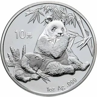 10 юаней панда серебро