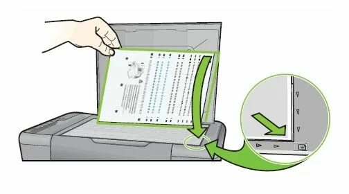Как правильно положить лист в принтер. Выравнивание картриджей hp deskjet. hp deskjet f4200. выравнивание принтера hp. юстировка принтера hp.