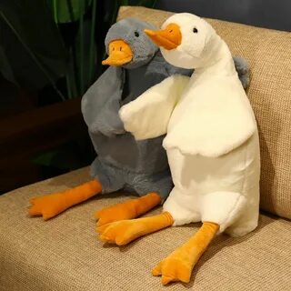 Большой мягкий гусь