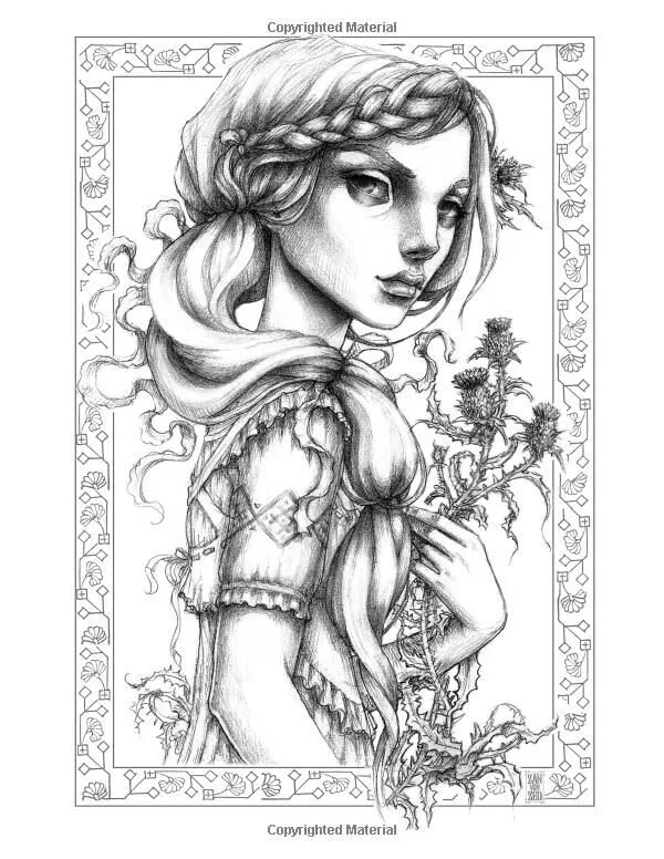 Grayscale coloring