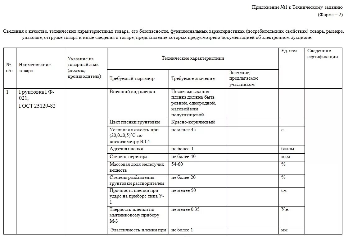 Пример 44 фз. Пример 44 фз. Образец конкретных показателей по 44-фз. Форма 2 для аукциона 44 фз. Заявка на участия в электронных торгах образец.