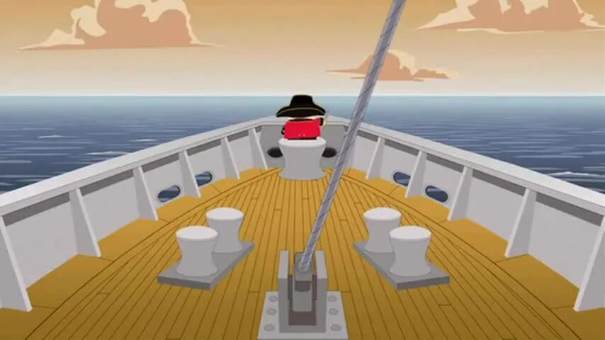 You need a boat to go