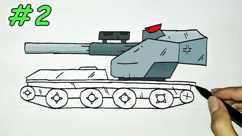 Как нарисовать танки с глазами