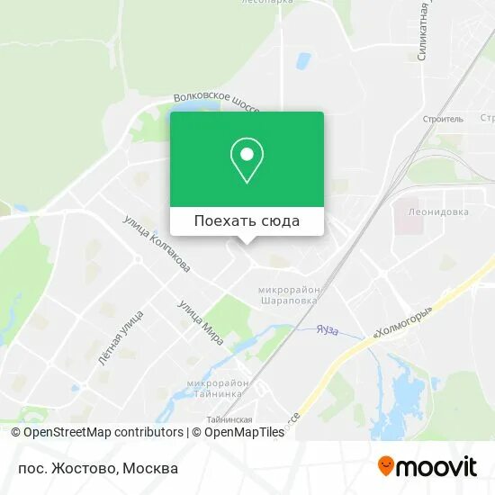 Жостово мытищи автобус 26. Карта мытищи жостово.