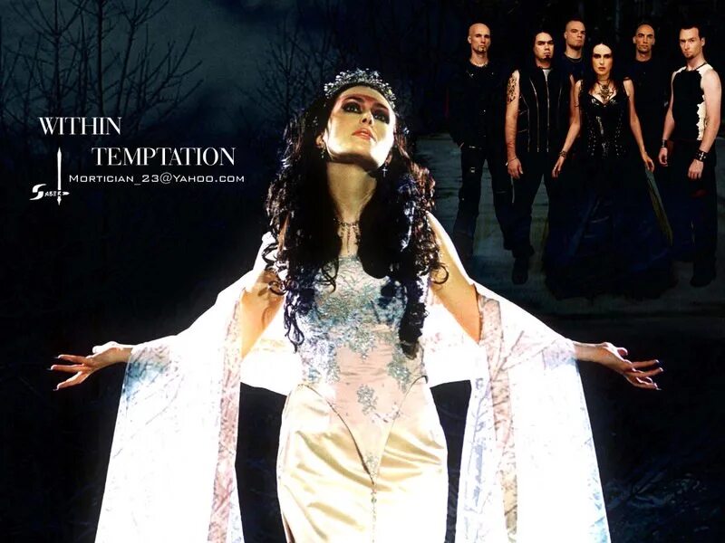 Группа within temptation альбомы. Within temptation вокалистка имя. within temptation 2025 год. девушка из группы within temptation.