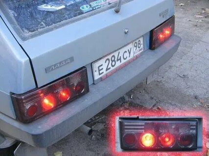 Задние стопари ваз