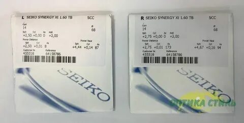 Линзы seiko