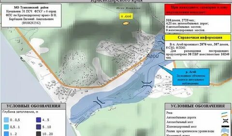 Карта затоплений краснодарского края