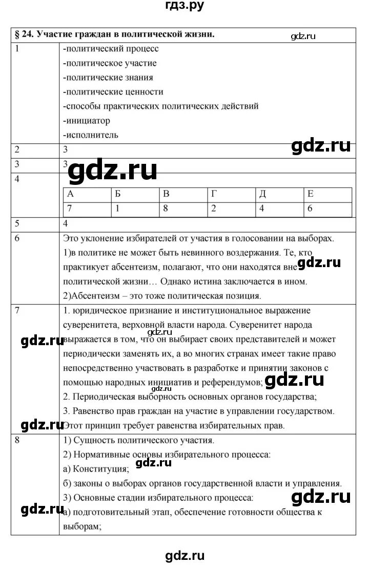 Решебник тренажера