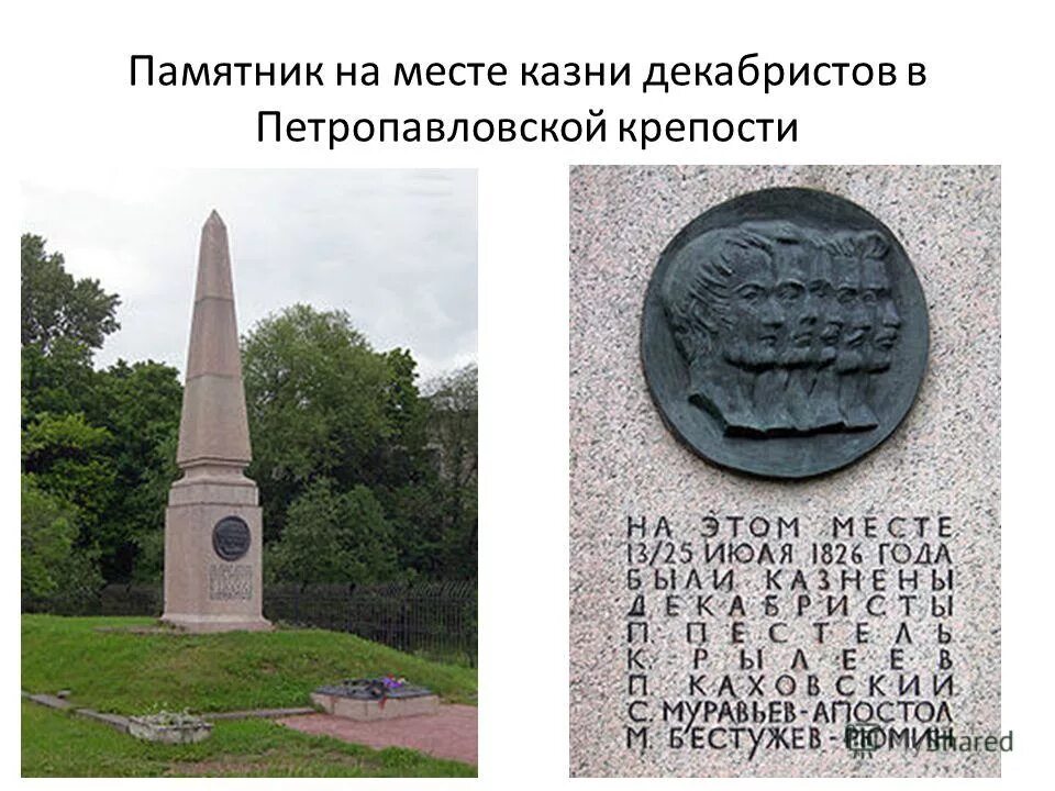 Кого казнили из декабристов в 1825