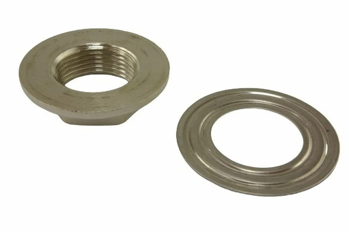 Эксцентрик с отражателем 1/2"х3/4" (комплект в кор. Прокладка гайки смесителя. Прокладка гайки смесителя. Гайка для подключения лейки на шланге для душа. Крепление смесителя гайка и прокладка.