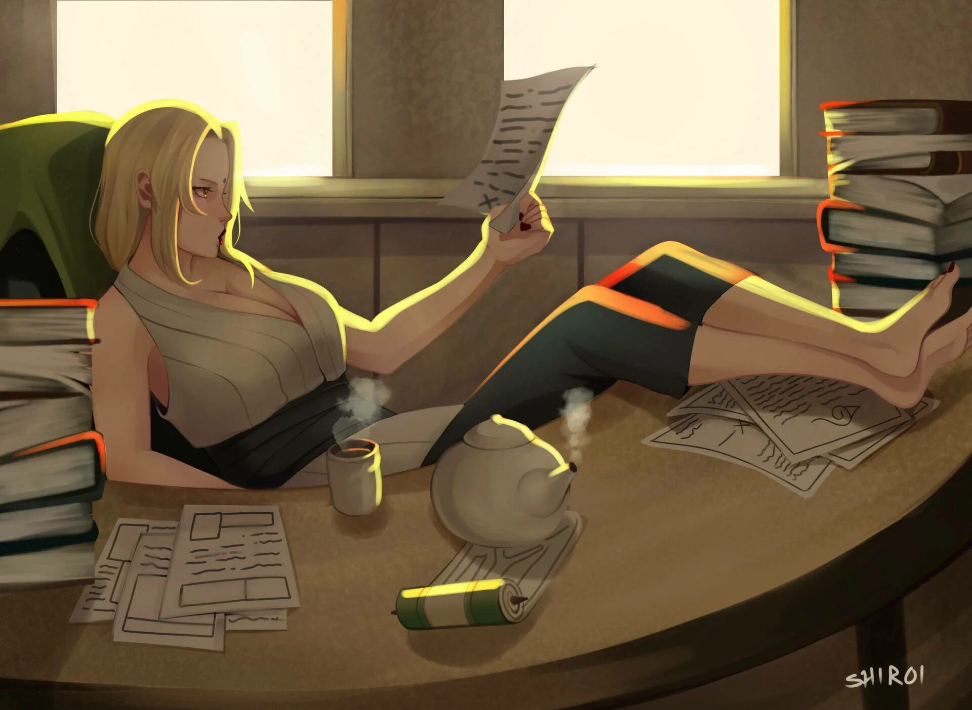 Tsunade lessons. Tsunade lessons