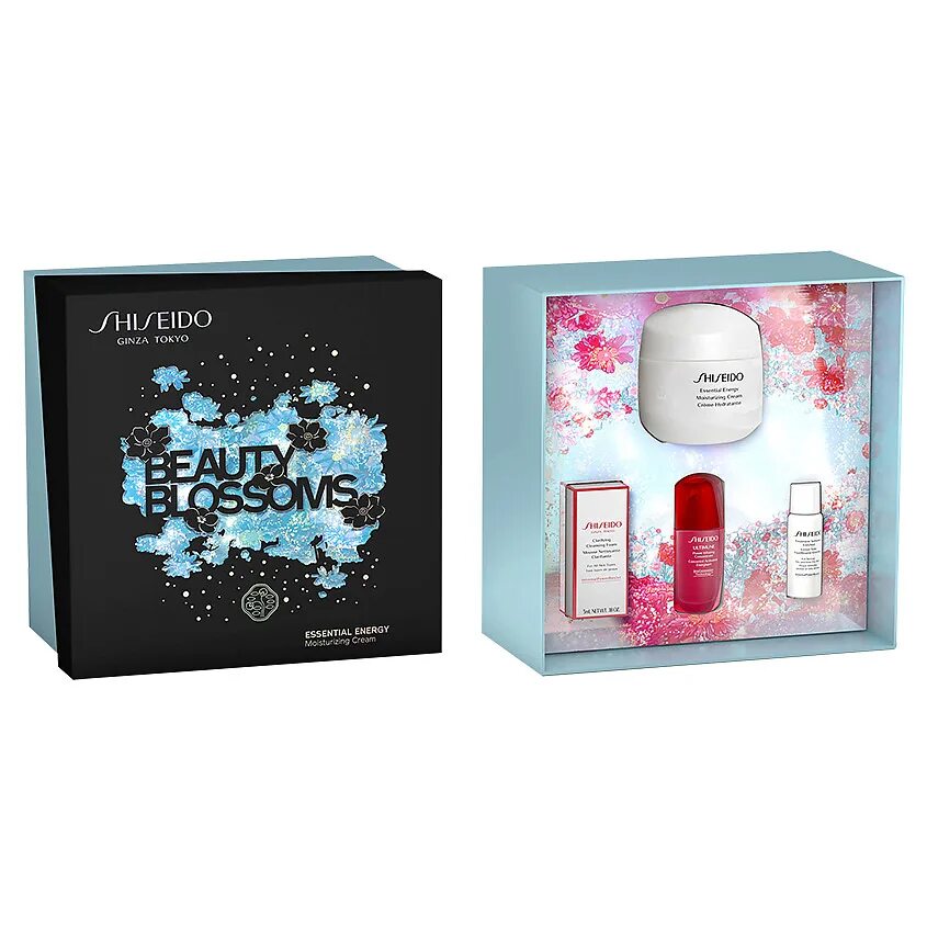 Shiseido energy. Набор шисейдо Essential Energy. Shiseido Ginza Tokyo набор. Shiseido Ginza набор. Shiseido Beauty Blossom набор.