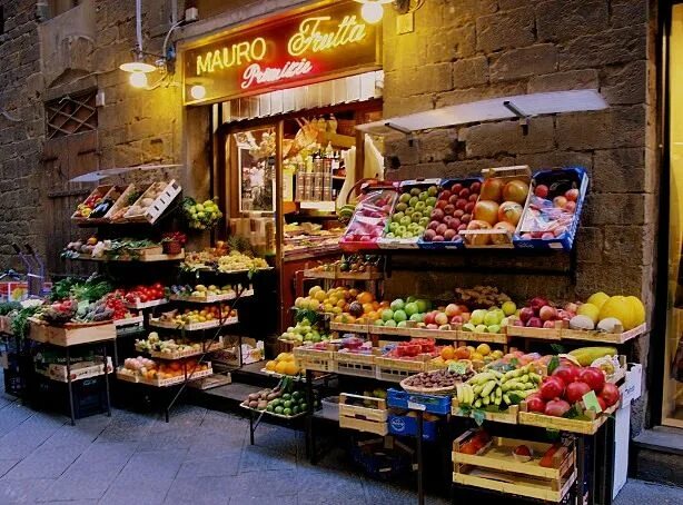 Small shops. Italy shop.