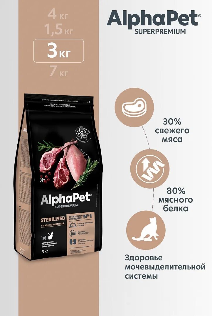 Альфапет монопротеин. Alphapet Superpremium для кошек стерилизованных c ягненком и индейкой 3кг. Корм для собак альфапет сухой. Альфапет корма для собак индейка. Alpha Pet корм для собак.