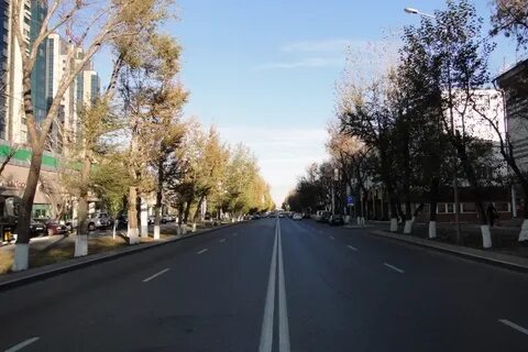 Улицы нурсултана