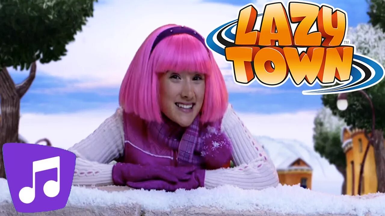 My snow and me. Lazy town фулл. lazy town snow. lazy town stephanie. lazy town фулл из телеграмма.