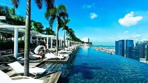 Highest & Largest Infinity Pool in the World - Marina Bay Sands, Singapore - You