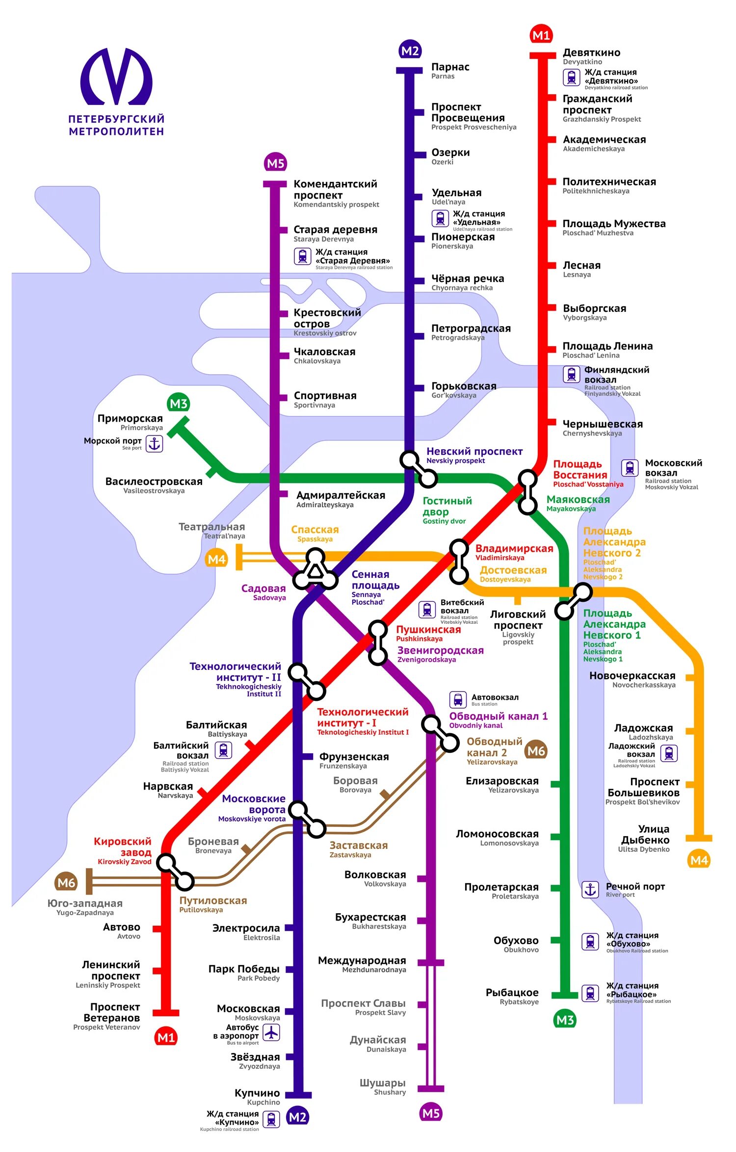 Карта метрополитена Санкт-Петербурга 2021. Схема метро Санкт-Петербурга 2022. Схема линий Петербургского метрополитена 2021. Схема питерского метро 2021.