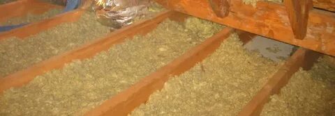 Слой опилок утепления потолка