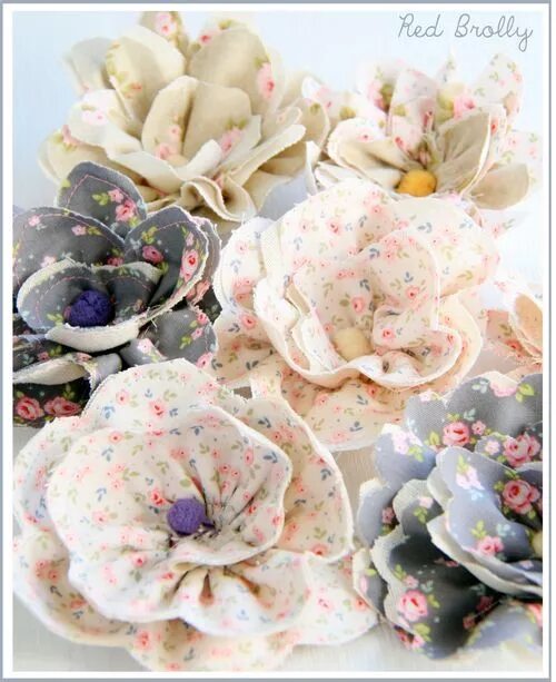 Faça Você Mesmo - Flor de tecido e organza Fazer flores de tecido, Flor de tecid
