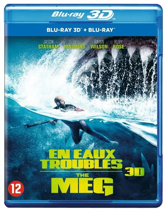 Мег три. The meg 3d blu-ray. мег: монстр глубины (blu-ray). amphibious 3d blu ray. the meg bluray.