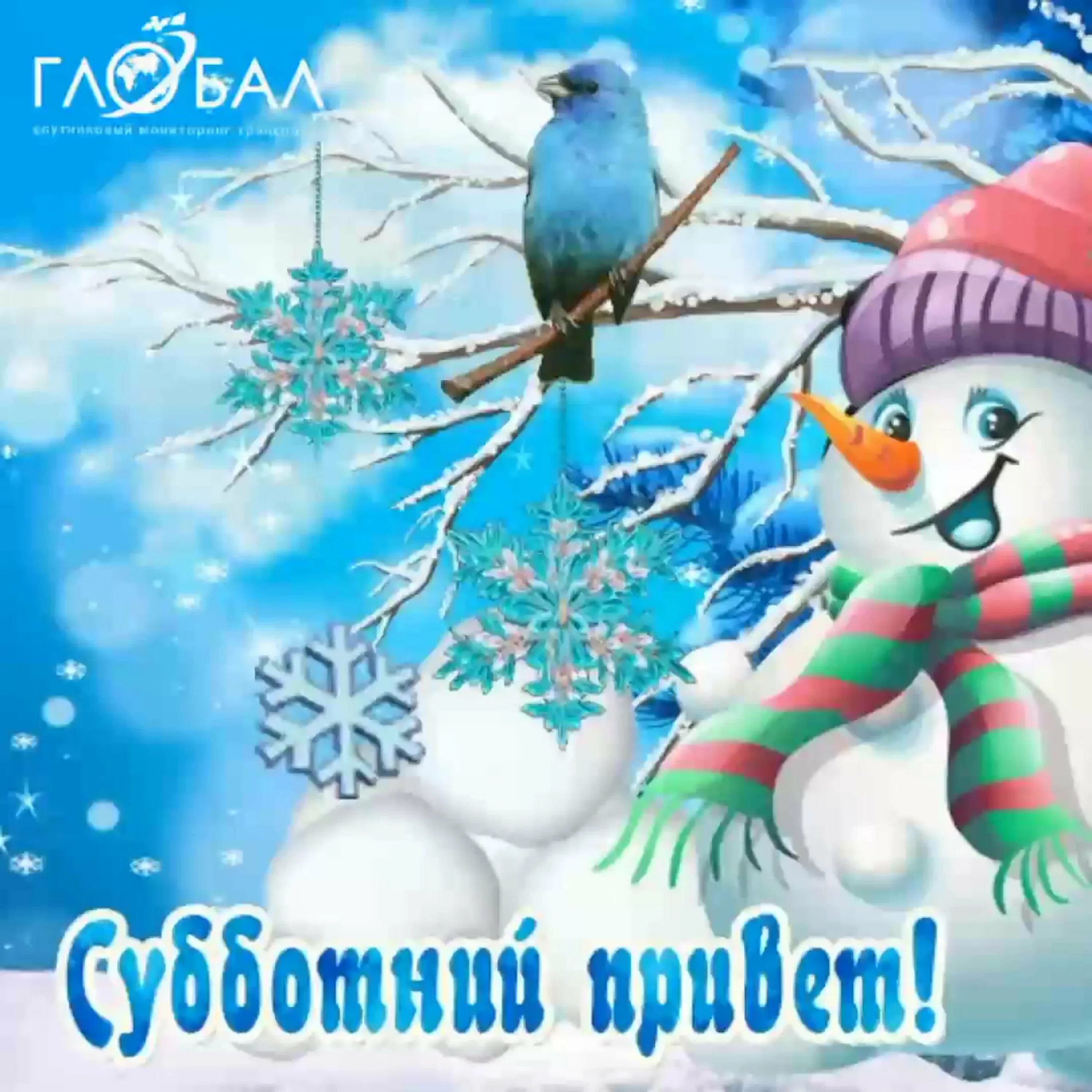Отличного субботнего дня зимнего