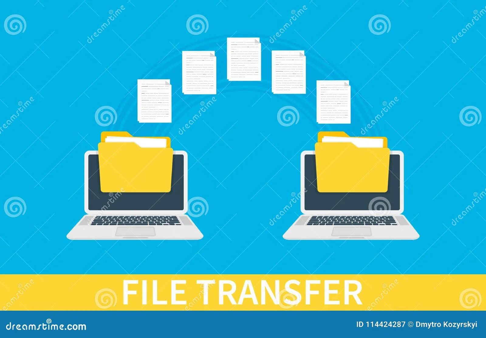 Document to be transferred to. Document to be transferred to