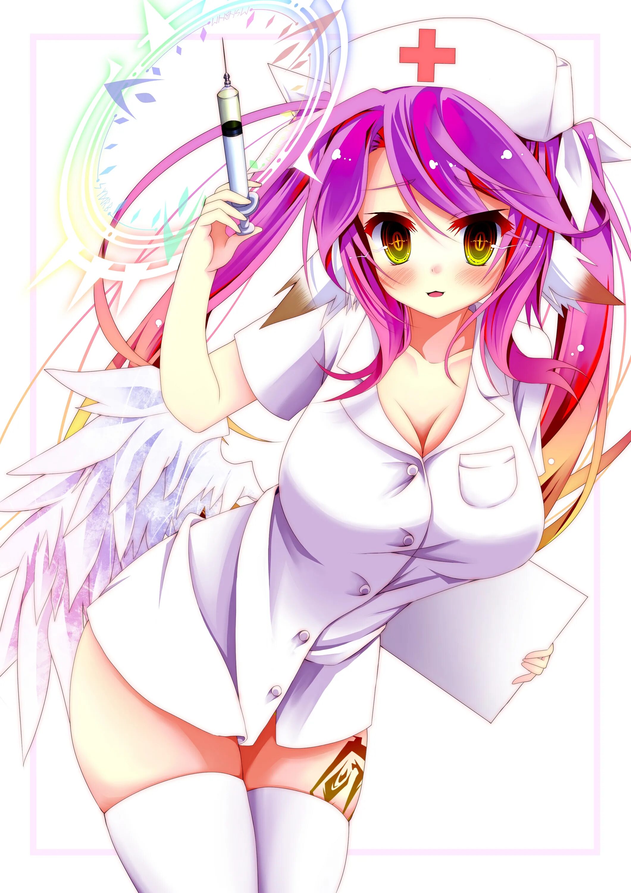 No game no Life Джибрил. Jibril NGNL. Стефани Джибрил.