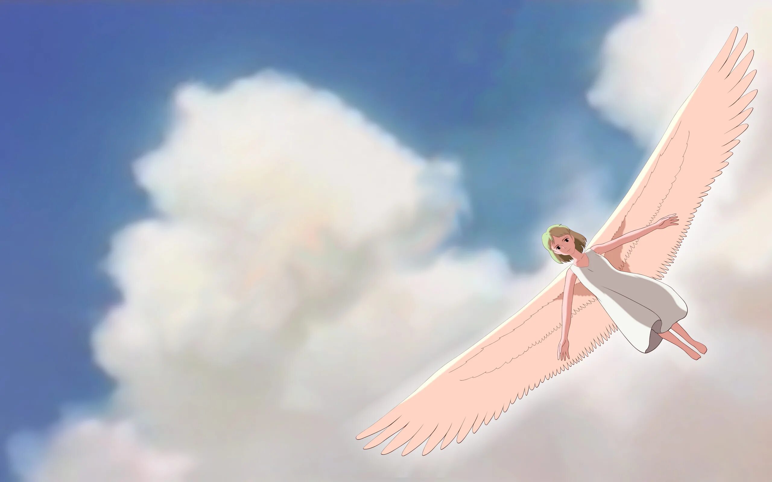 Ангелы летают. Небесные ангелы. Я видел ее крылья