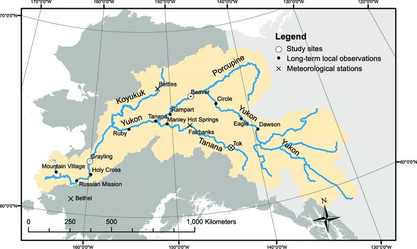 Северная река юкон расположена на полуострове. Река Юкон Аляски карта. Притоки реки Юкон. Реки Юкон и Маккензи на карте. Река Танана Аляска.