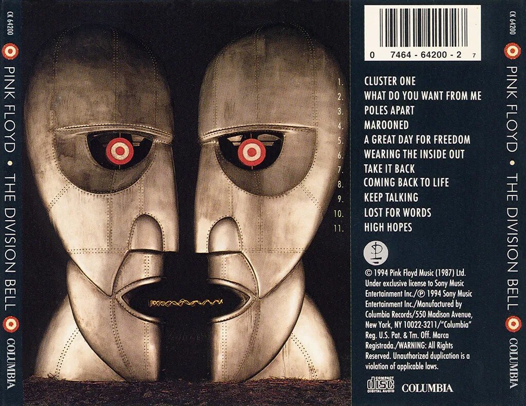 Coming back to life. Обложки Пинк Флойд Division Bell. Pink Floyd the Division Bell 1994 обложка. Pink Floyd the Division Bell обложка. Pink Floyd the Division Bell 1994 CD.