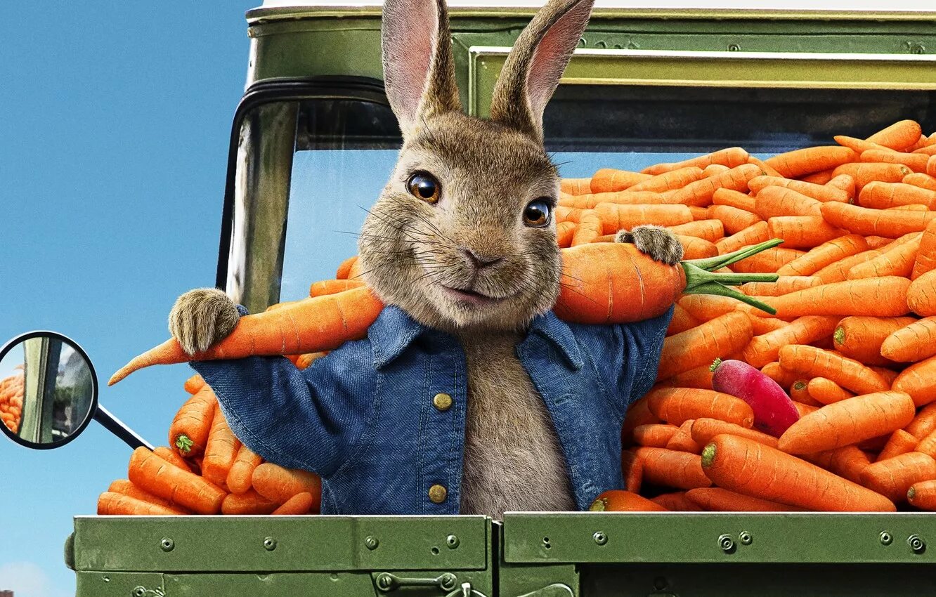 Rabbit movie. Кролик Питер 2 (2020) Постер.