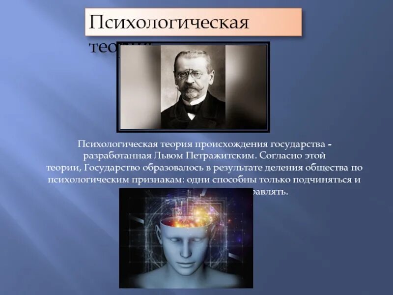 Суть психологической теории. Психологическая теория происхождения государства основоположники. Психологическая теория. Психологическая теория представители. Основатели психологической теории.