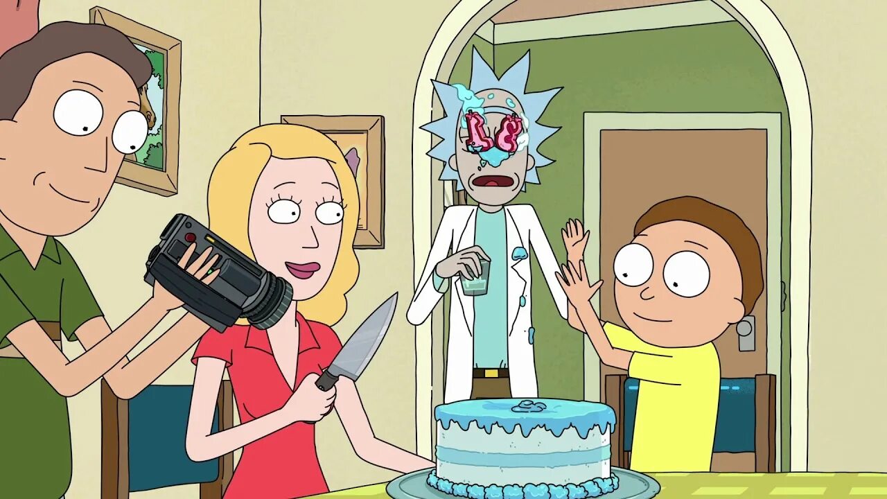 Morty sniffs