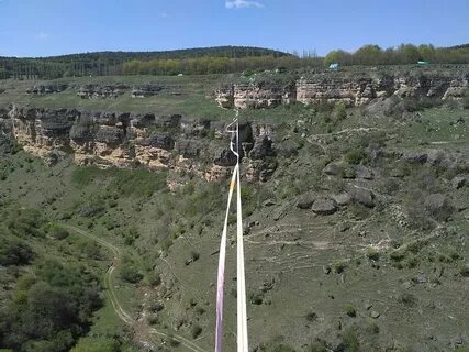 Транспортное сооружение над ущельем 6